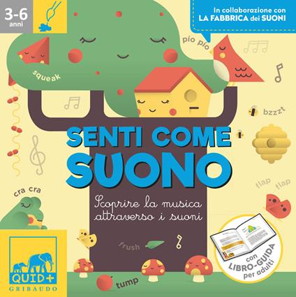 Senti come suono. Scoprire la musica attraverso i suoni. Ediz. a colori. Con scatola dei suoni - Barbara Franco,Cristiano Cometto - copertina