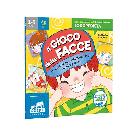 Il gioco delle facce. 35 prassie per articolare bene suoni e parole. Ediz. a colori. Con 35 Carte - Barbara Franco - 4
