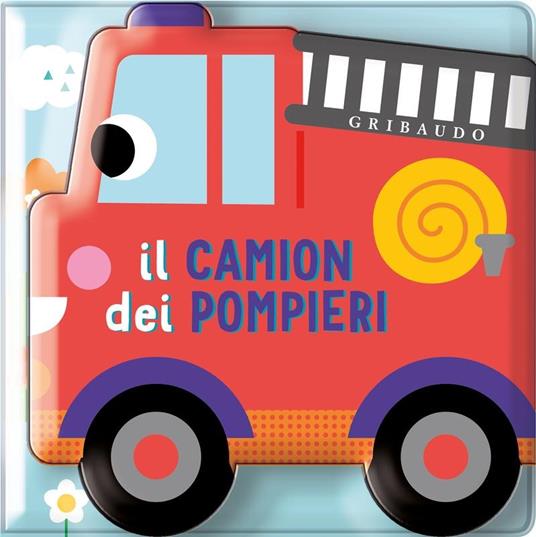 Il camion dei pompieri. Un libro bagno con spruzzino. Ediz. a colori - copertina