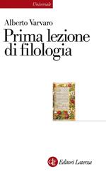 Prima lezione di filologia