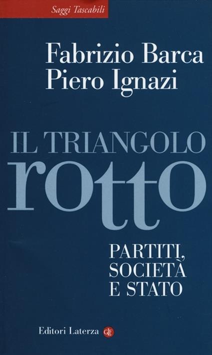 Il triangolo rotto. Partiti, società e Stato - Fabrizio Barca,Piero Ignazi - copertina