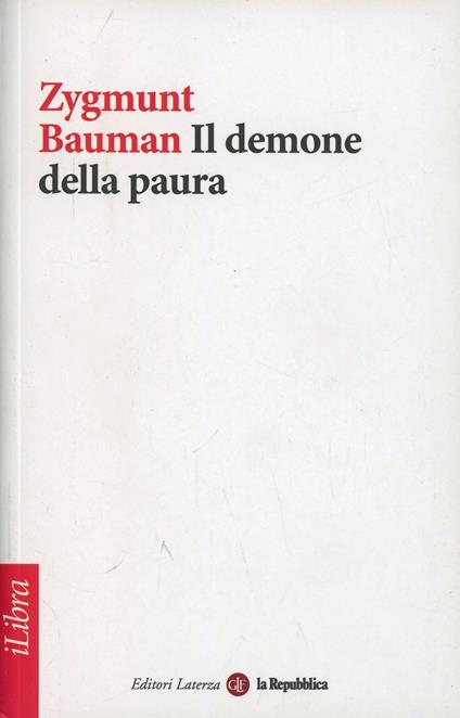 Il demone della paura - Zygmunt Bauman - copertina