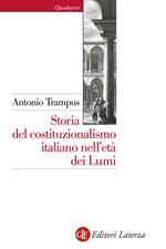 Storia del costituzionalismo italiano nell'età dei Lumi