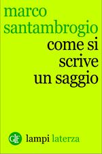 Come si scrive un saggio