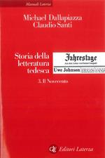 Storia della letteratura tedesca. Vol. 3: Storia della letteratura tedesca
