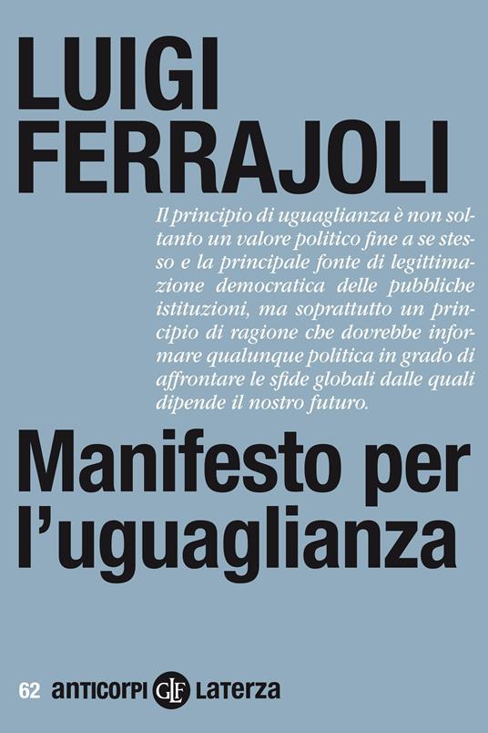 Manifesto per l'uguaglianza - Luigi Ferrajoli - ebook