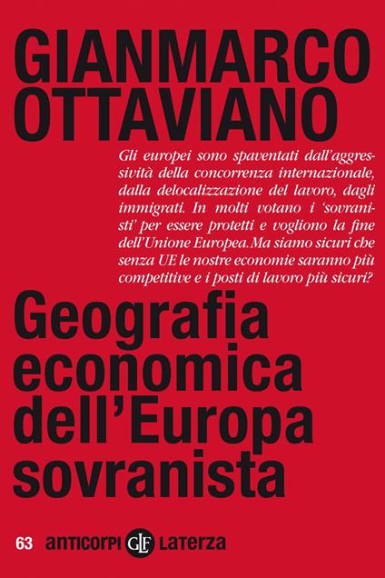 Geografia economica dell'Europa sovranista - Gianmarco Ottaviano - ebook