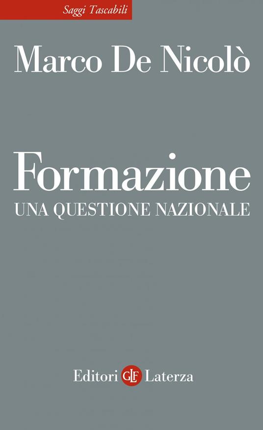 Formazione. Una questione nazionale - Marco De Nicolò - ebook