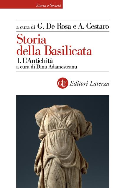 Storia della Basilicata. Vol. 1: antichità, L'. - copertina