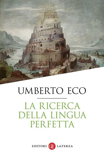 La ricerca della lingua perfetta - Umberto Eco - copertina
