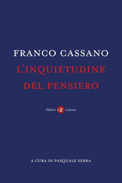 L'inquietudine del pensiero - Franco Cassano - copertina