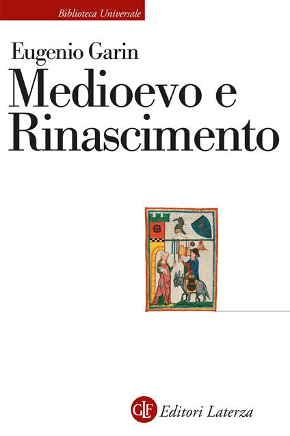 Medioevo e Rinascimento - Eugenio Garin - copertina