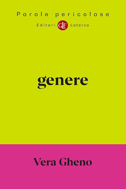 Genere - Vera Gheno - copertina