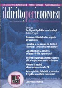 Il diritto per i concorsi (2010). Vol. 3 - copertina