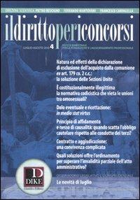 Il diritto per i concorsi (2010). Vol. 4 - copertina