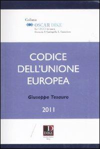 Codice dell'Unione europea - Giuseppe Tesauro - copertina