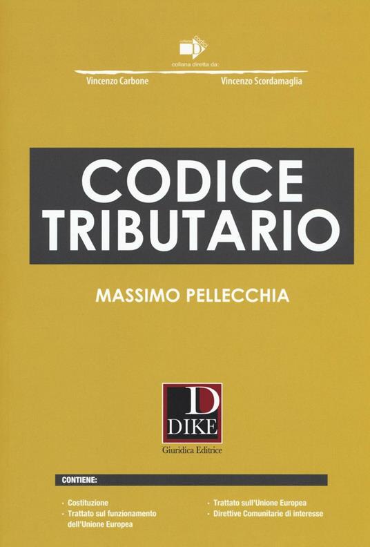 Codice tributario - Massimo Pellecchia - copertina