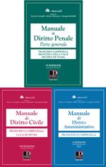Manuale di diritto civile-Manuale di diritto amministrativo-Manuale di diritto penale. Parte generale
