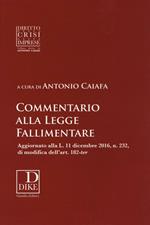 Commentario alla legge fallimentare