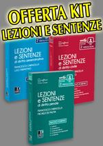 Lezioni e sentenze di diritto civile-penale-amministrativo 2017