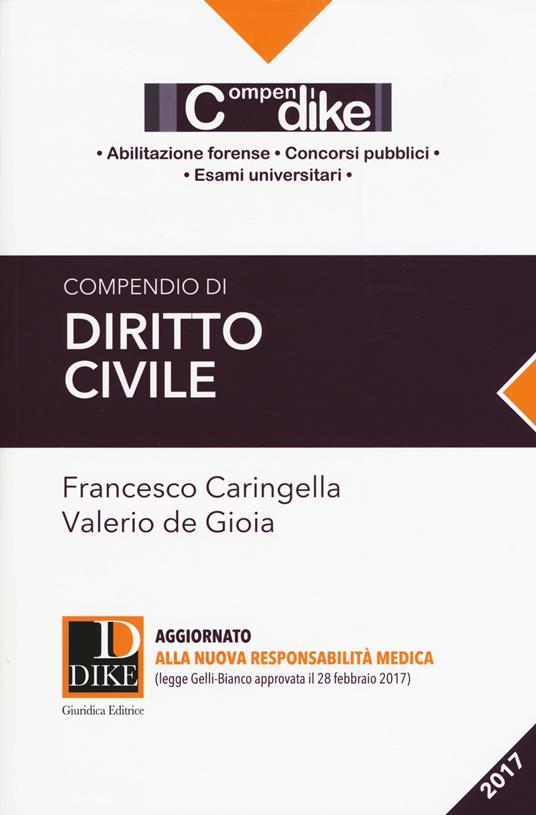 Compendio di diritto civile. Minor - Francesco Caringella,Valerio De Gioia - copertina