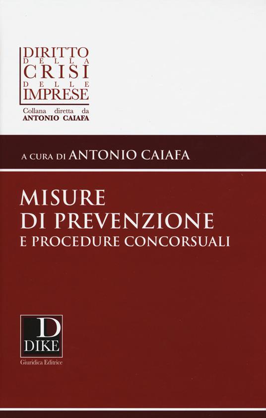 Misure di prevenzione e procedure concorsuali - copertina