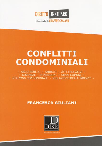 Conflitti condominiali - Francesca Giuliani - copertina