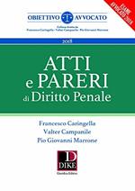 Atti e pareri di diritto penale