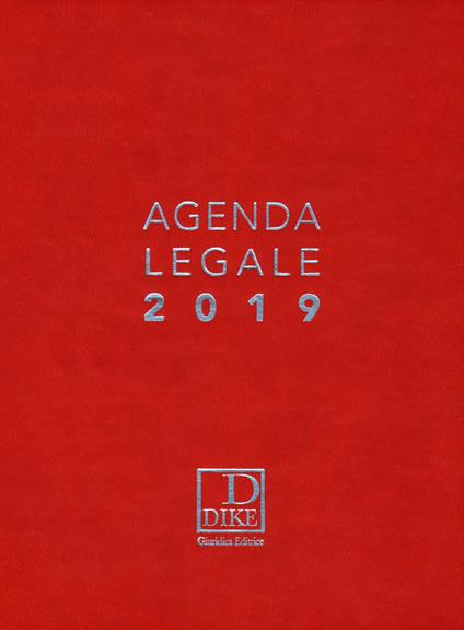 Agenda legale d'udienza 2019. Ediz. rossa - copertina