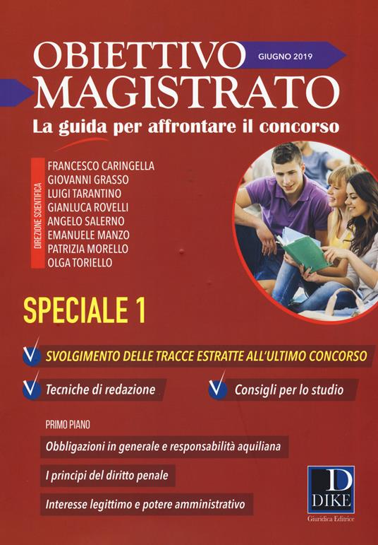 Obiettivo magistrato. La guida per affrontare il concorso (2019). Vol. 6: Giugno. Speciale 1 - copertina