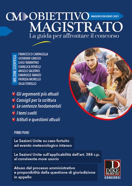 Obiettivo magistrato. La guida per affrontare il concorso (2021). Vol. 5: Maggio/giugno - copertina