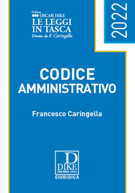 Codice amministrativo pocket 2022 - Francesco Caringella - copertina