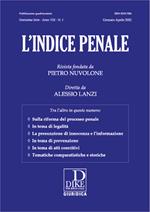 L'indice penale (2022). Vol. 1