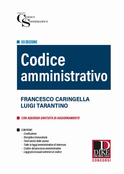 Codice amministrativo - Francesco Caringella,Luigi Tarantino - copertina