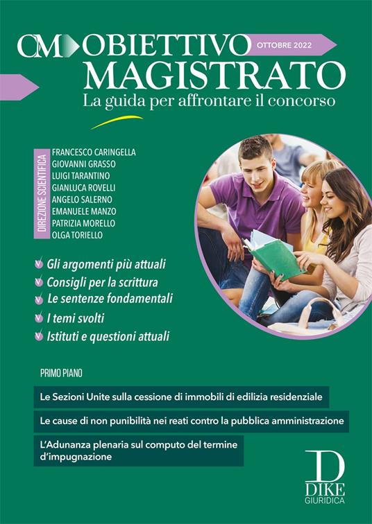 Obiettivo magistrato. La guida per affrontare il concorso (2022). Vol. 10: Ottobre - copertina