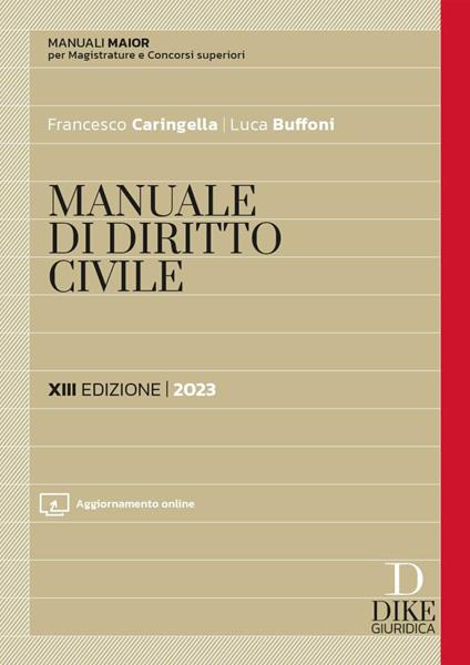 Manuale di diritto civile. Ediz. maior - Francesco Caringella,Luca Buffoni - copertina