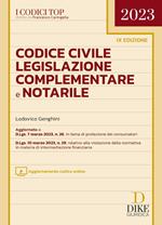 Codice civile, legislazione complementare e notarile. Con aggiornamento online