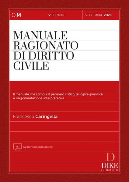 Manuale ragionato di diritto civile - Francesco Caringella - copertina