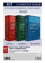 Kit Compendi Maior 2025. Diritto civile + Diritto penale (parte generale) + Diritto amministrativo. Con aggiornamento online
