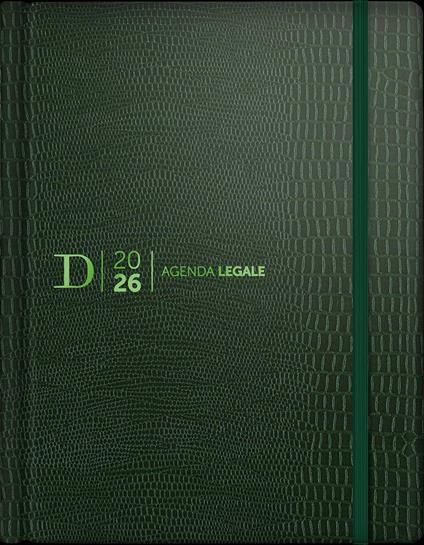 Agenda legale 2026. 15 mesi. Ediz. verde - copertina