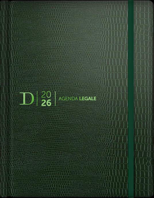 Agenda legale 2026. 15 mesi. Ediz. verde - copertina