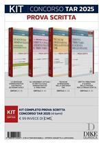 Kit concorso TAR 2025. Prova scritta