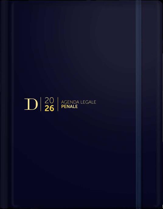 Agenda legale penale Dike 2026. 15 mesi. Blu - copertina
