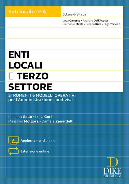 Enti locali e terzo settore. Con aggiornamenti online. Con estensione online - Luciano Gallo,Luca Gori,Massimo Molgora - copertina