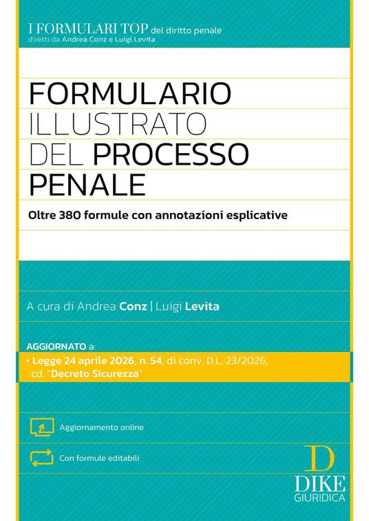 Formulario illustrato del nuovo processo penale. Con Aggiornamento online - copertina