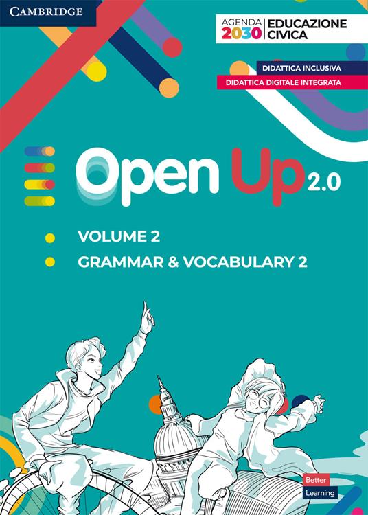  Open up 2.0. Level 2. Student's pack (grammar & vocabulary 2). Per la Scuola media. Con e-book. Con espansione online