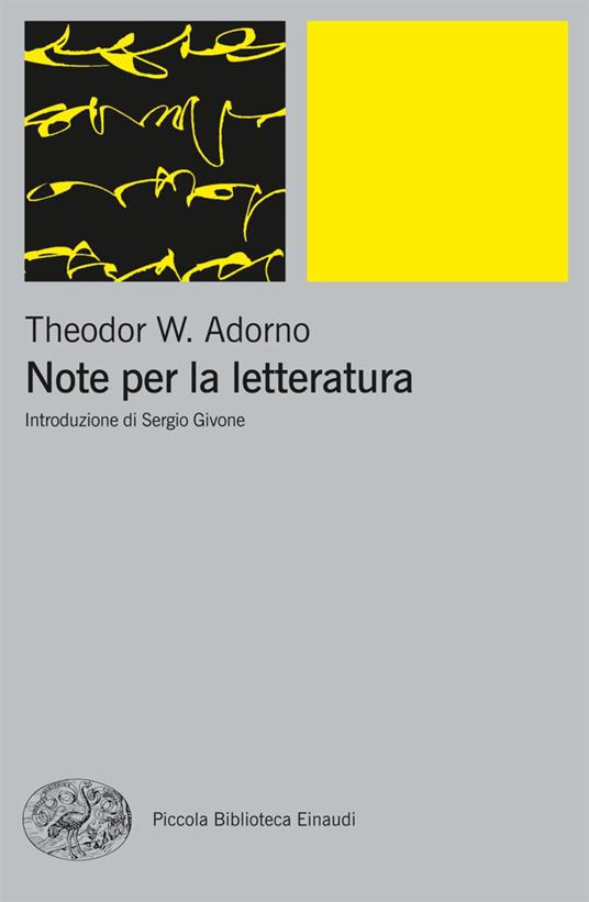 Note per la letteratura - Theodor W. Adorno - ebook