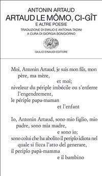 Artaud le Mômo, Ci-gît e altre poesie - Antonin Artaud,Giorgia Bongiorno,Antonia Tadini,Emilio Tadini - ebook