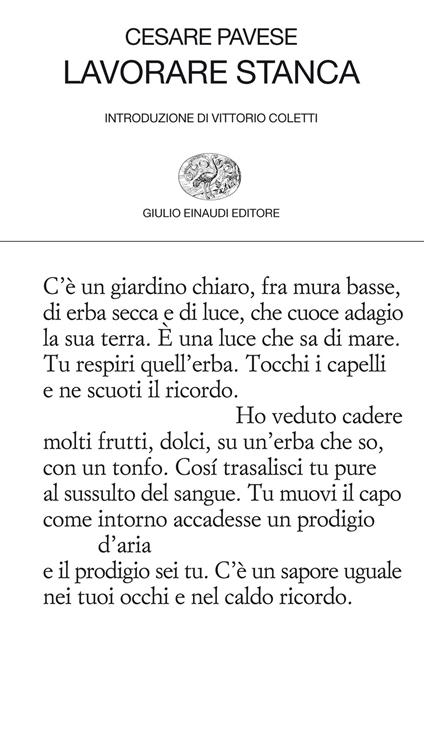 Lavorare stanca - Cesare Pavese,M. Masoero - ebook