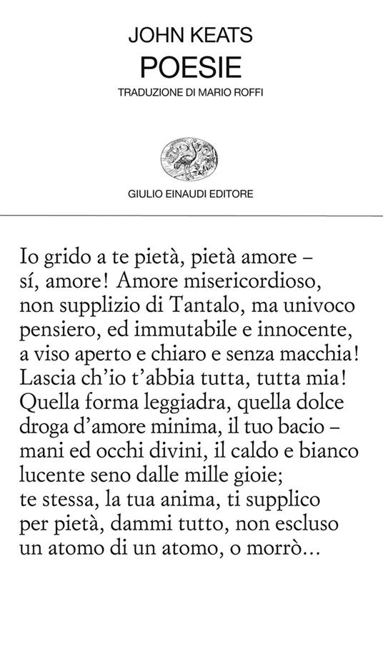 Poesie - John Keats,V. Gentili,Mario Roffi - ebook